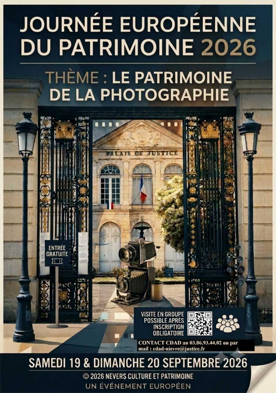AFFICHE journées du patrimoine 2026